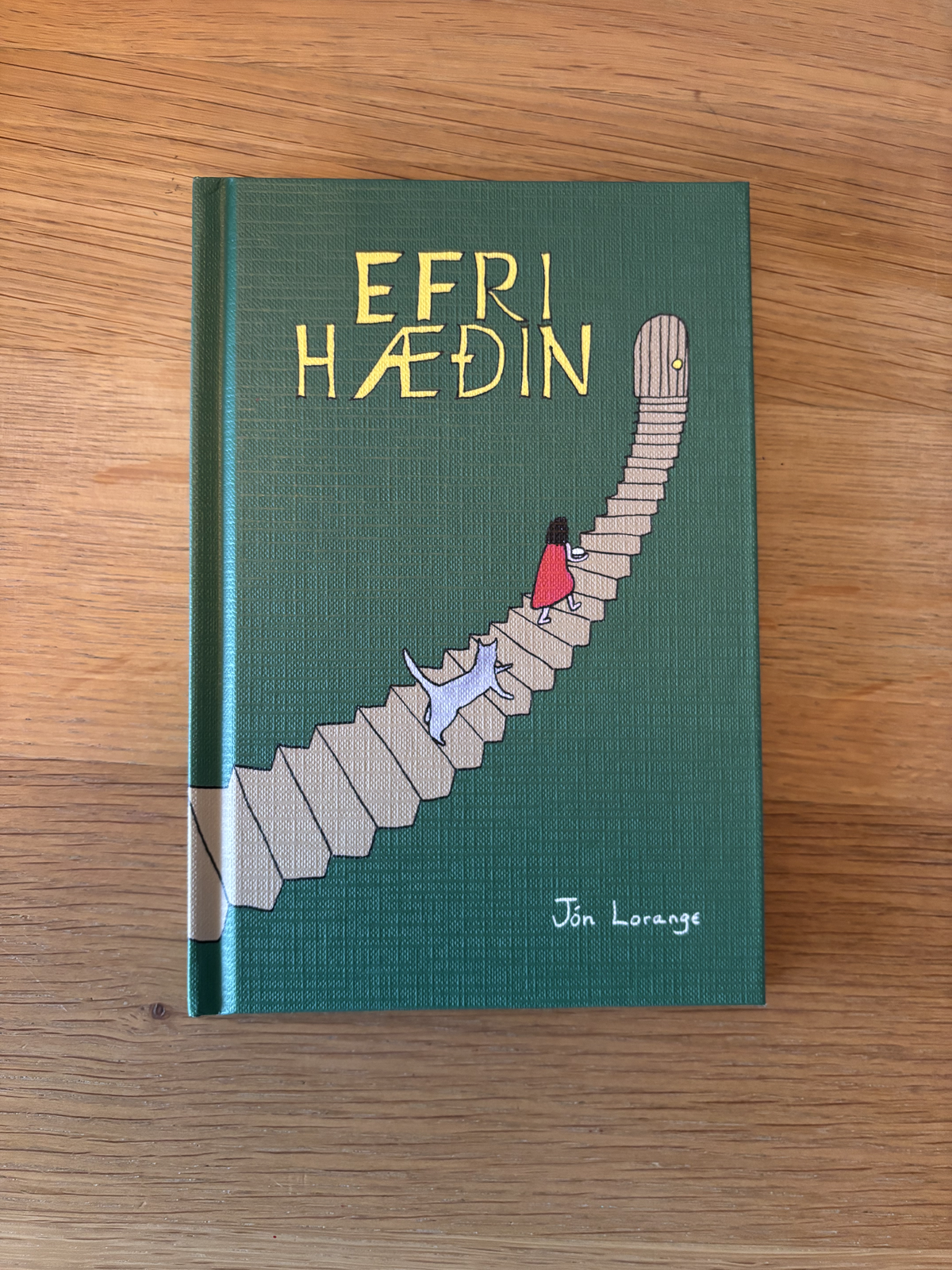 Bókarkápa: EFRI HÆÐIN eftir Jón Lorange